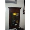 Image 1 : FRAMED WALL MIRROR W/MARQUETRY INLAY (18 1/4" X 32")