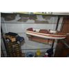 Image 1 : 1940 FORD DELUXE STATION WAGON MODEL CAR & HIGGINS BOAT ON STAND (2 PCS)