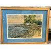 Image 1 : FRAMED WATERCOLOR; SIGNED T. CISCO