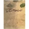 Image 2 : FRAMED WATERCOLOR; SIGNED T. CISCO