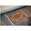 Image 1 : AREA RUG, LIGHT PEACH, FLORAL BEIGE (23 1/2" X 37")