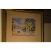Image 1 : FRAMED WATERCOLOR, "INCOMING TIDE AT HELFORD CREEK"; SIGNED JENKINS (11 1/4" X 9 3/4")