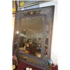 Image 1 : LARGE ORNATE METAL FRAMED WALL MIRROR