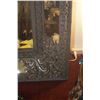 Image 2 : LARGE ORNATE METAL FRAMED WALL MIRROR