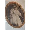 Image 1 : 26" OVAL FRAMED PHOTO, YOUNG GIRL