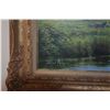 Image 2 : FRAMED ENGLISH OIL ON CANVAS, UNKNOWN TITLE, DEPICTING A PEACEFUL ENGLISH COUNTRYSIDE SCENE W/SHEEP 