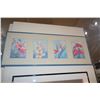 Image 1 : FRAMED WATERCOLORS, "HAWAIIAN FLOWER SERIES", ANTHURIUMS, BIRD OF PARADISE, PLUMERIA & HIBISCUS; SIG