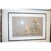 Image 1 : FRAMED MALE FIGURE STUDY, "JESSE"; SIGNED N. FOSTER '08 (21 3/4" X 15 3/4")