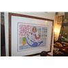 Image 1 : KOA FRAMED PRINT, "PA'U RIDER - HAWAII"; SIGNED ROSALIE PRUSSING (655/750 (24 1/2" X 20 1/2")