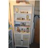 Image 1 : WHITE BOOKCASE W/2 DOORS