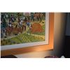 Image 2 : FRAMED HUNGARIAN OIL ON PANEL; UNKNOWN TITLE, DEPICTING A SPRING FESTIVAL IN A HUNGARIAN VILLAGE; SI