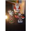 Image 4 : COLLECTION OF CHRISTMAS DECOR & ORNAMENTS (6 PCS) (DOES NOT INCLUDE STANDS)