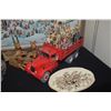 Image 1 : MACKENZIE CHILDS REINDEER ORNAMENTS, TRUCK, WOOD REINDEER, REINDEER PLACE CARD HOLDERS & PLATE (25 P