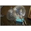Image 1 : GORHAM COVERED "PINEAPPLE" JAR, CHILD'S PLATE, UTENSILS & TEETHING RING (ALL STERLING) (5 PCS)