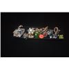 Image 1 : COLLECTION OF RINGS, PINS, FIGURINES (SOME SWAROVSKI) (11 PCS)