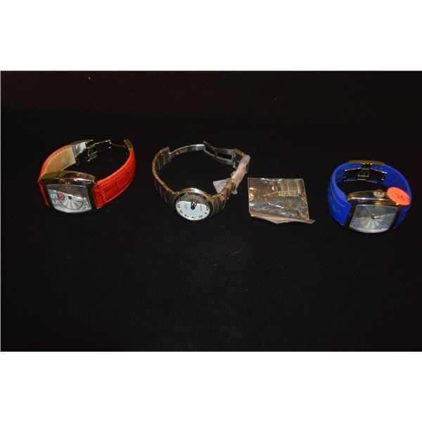 MEN'S WRISTWATCHES, OFFICINA DELTEMPO (2) & SEIKO (1) (3 PCS)