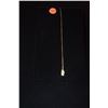 Image 1 : 10K "SLIPPAH" CHARM ON 14K CHAIN (1.1 G)