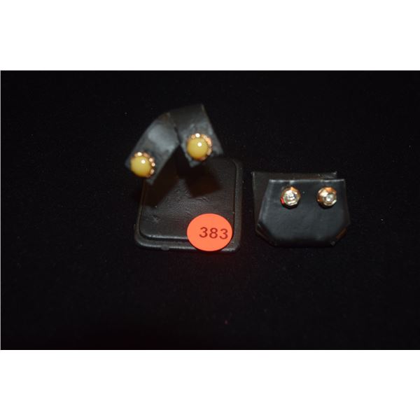 14K STUD EARRINGS (3.6 G)