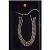 Image 1 : 3 STRANDS STERLING SILVER NECKLACES & STERLING SILVER BRACELET, MEXICO (92 G) (4 PCS)