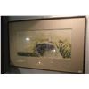 Image 1 : FRAMED WATERCOLOR; SIGNED I. DOI (ISAMI) (24 1/4" X 15 3/4")