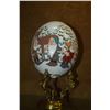 Image 2 : DISNEY OSTRICH EGG HAND PAINTED BY JUTTA, DEPICTING SNOW WHITE & THE SEVEN DWARFS; SIGNED & INSCRIBE