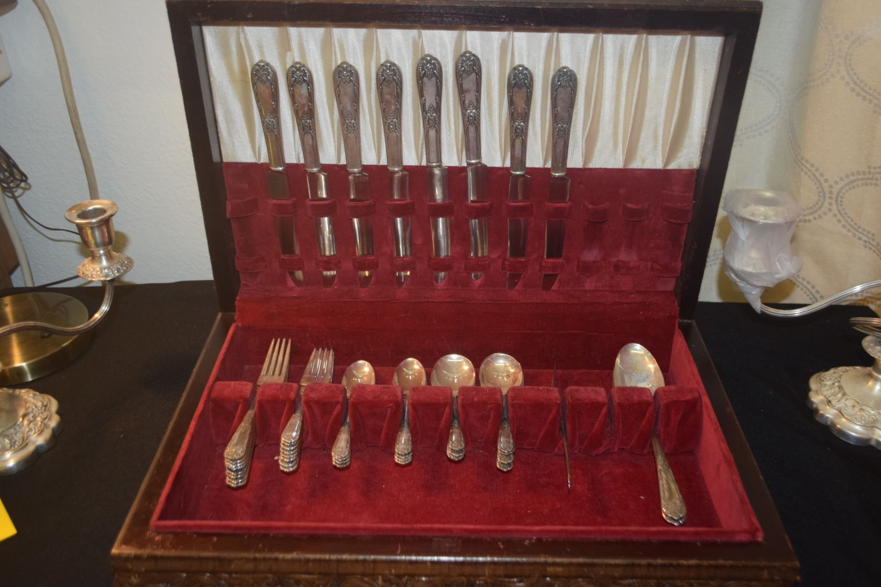 STERLING FLATWARE, SPLENDOR PATTERN, 1939 BY INTERNATIONAL SILVER CO. W ...