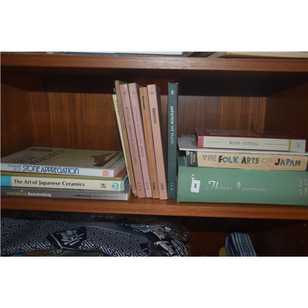 COLLECTION OF JAPANESE BOOKS (15 PCS)