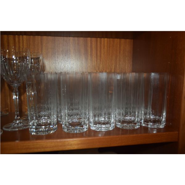 GLASS WATER GLASSES (20 PCS)
