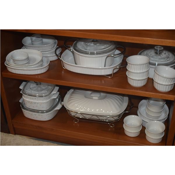 COLLECTION OF CORNINGWARE, ETC. (28 PCS)