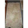 Image 3 : CHINESE RUG, CELADON, PINK & IVORY SILK (27 1/2" X 48") (2 PCS)