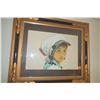 Image 1 : CHINESE OIL ON CANVAS, "YI GIRL", DEPICTING THE HEAD OF A YOUNG GIRL FROM ONE OF THE CHINESE ETHNIC 