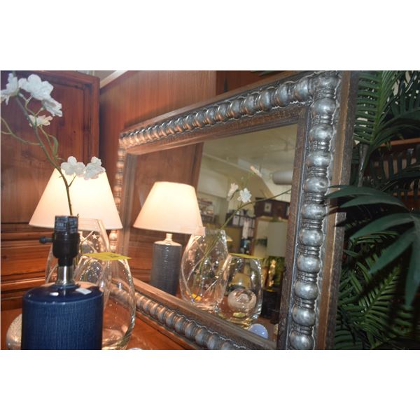 FRAMED WALL MIRROR (36 3/4" X 24 1/2")