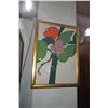 Image 1 : FRAMED ABSTRACT; SIGNED (21 1/2" X 29")