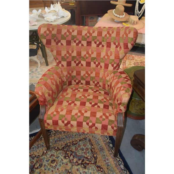 UPHOLSTERED ARM CHAIR