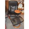 Image 1 : STRESSLESS RECLINING CHAIR W/OTTOMAN