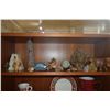 Image 1 : MIXED LOT: STONE, WOOD & CERAMIC STATUARY, STONE BOOKENDS, ORB & GEODE (15 PCS)