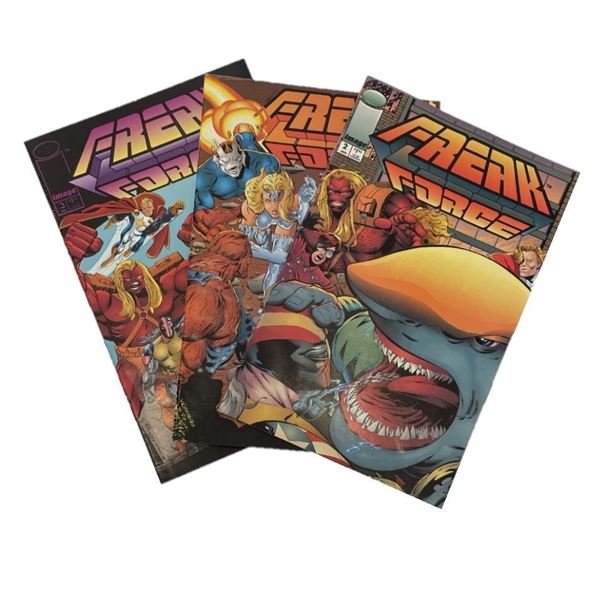 THREE Freakforce Comics, Image Comics