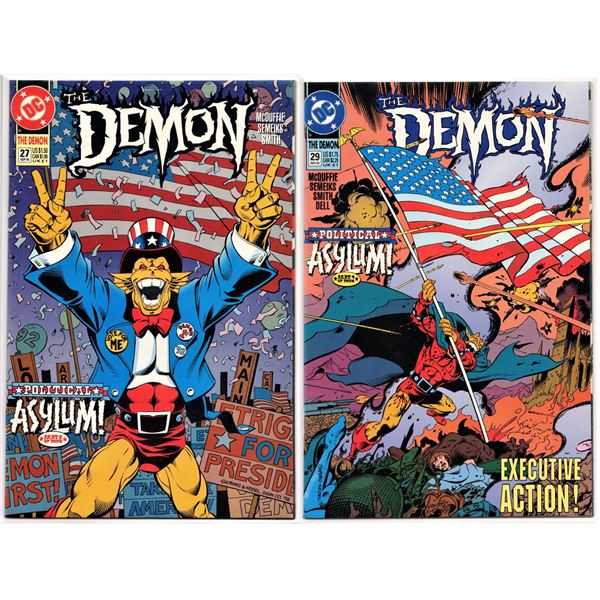 DC Comics The Demon - 1992 The Demon #27 & #29 - Political Asylum Parts 2 and 4