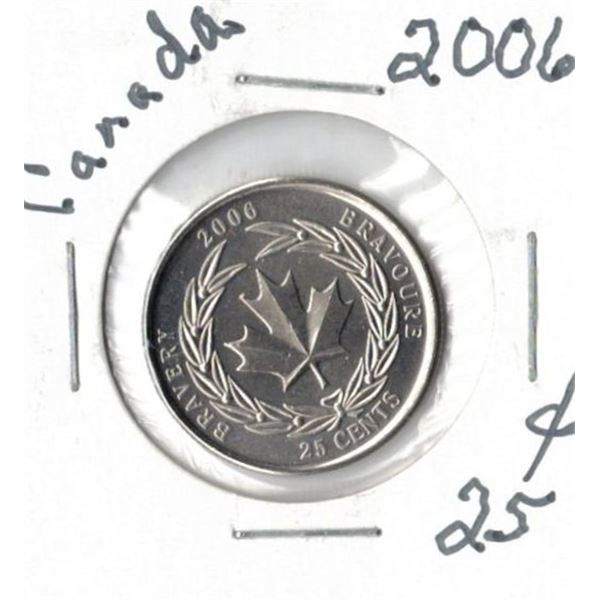  2006 Canada Bravery Quarter