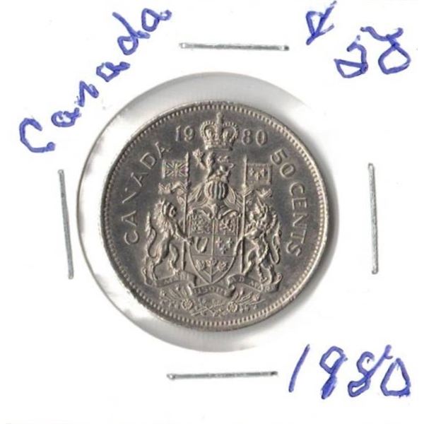 1980 Canada Fifty Cents