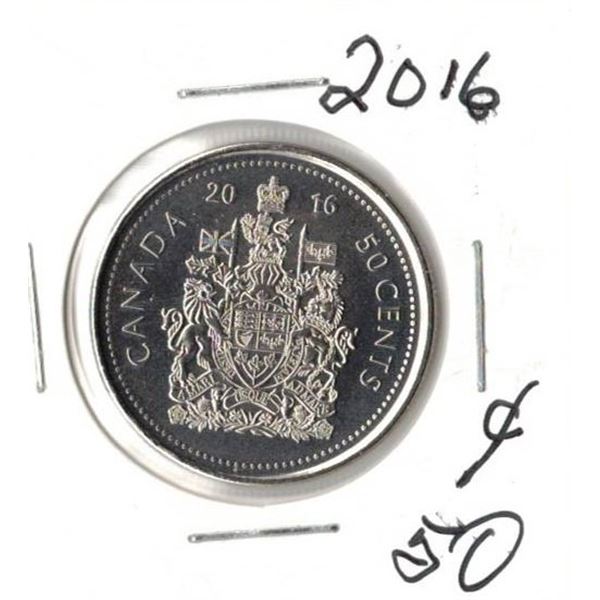 2016 Canada Fifty Cents