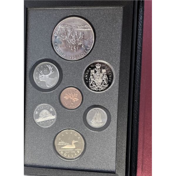 1992 Proof Like Set With the Stage Coach Silver Dollar