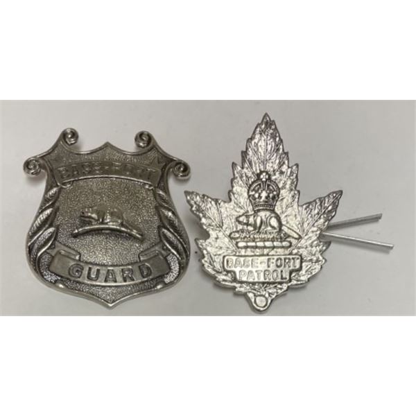 Canadian Military Base-Fort Patrol Cap badge and Pin