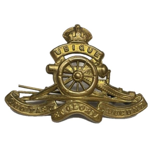 WW2 ROYAL CANADIAN ARTILLERY CAP BADGE
