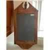 Image 3 : Oak Mirror With Candle Holder 39H x 20W