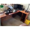 Image 1 : Beautiful Corner Desk (Contents not included)