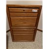 Image 1 : Oak Filing Cabinet 2 Drawers 20W x24D x 29H