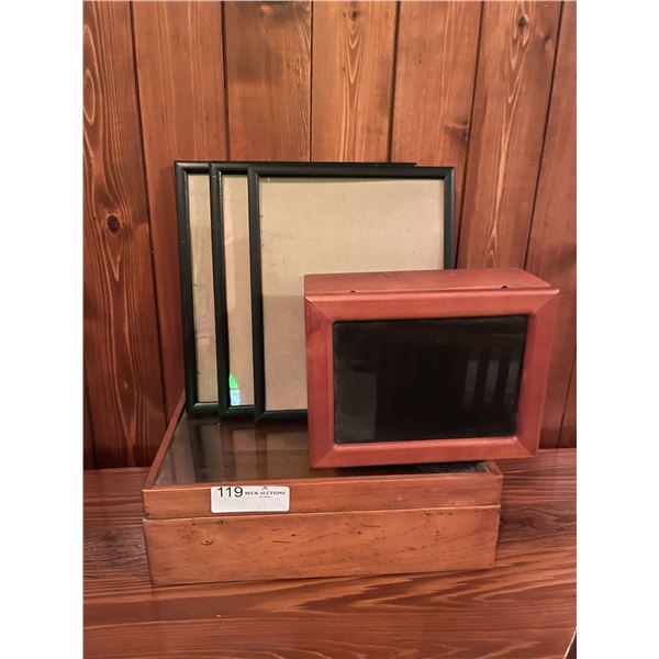 Frames & Wood Boxes - Beck Auctions Inc.