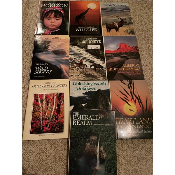 10 National Geographic Books Nature & Travel