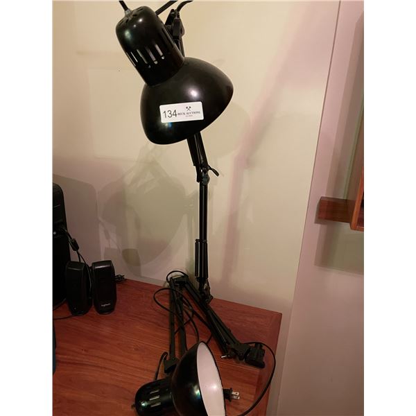 Two Hobby Extending Desk Lamps